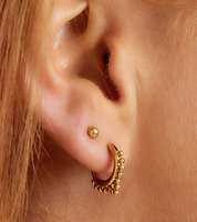 Gouden oorbellen hoops small