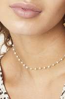 Ketting Chain of Pearls Goud Gold Plated