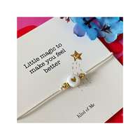 Armbandje Little love gold  + mini kaartje Little magic to make you feel better