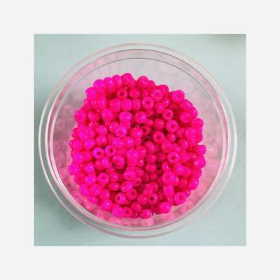 ROCAILLES 8/0 (3MM) NEON PINK